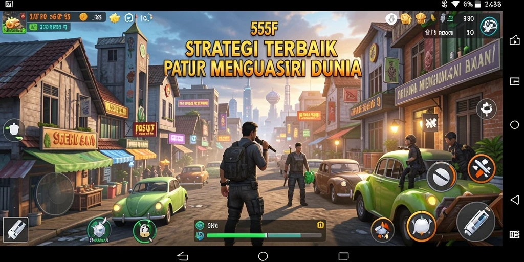 Tampilan menawan dari aksi pertempuran di <strong>555F</strong>.