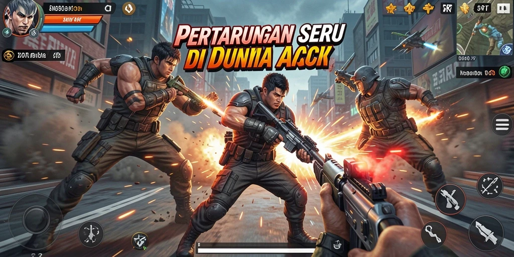 Tampilan aksi mendebarkan dalam 5RT dengan grafis luar biasa.