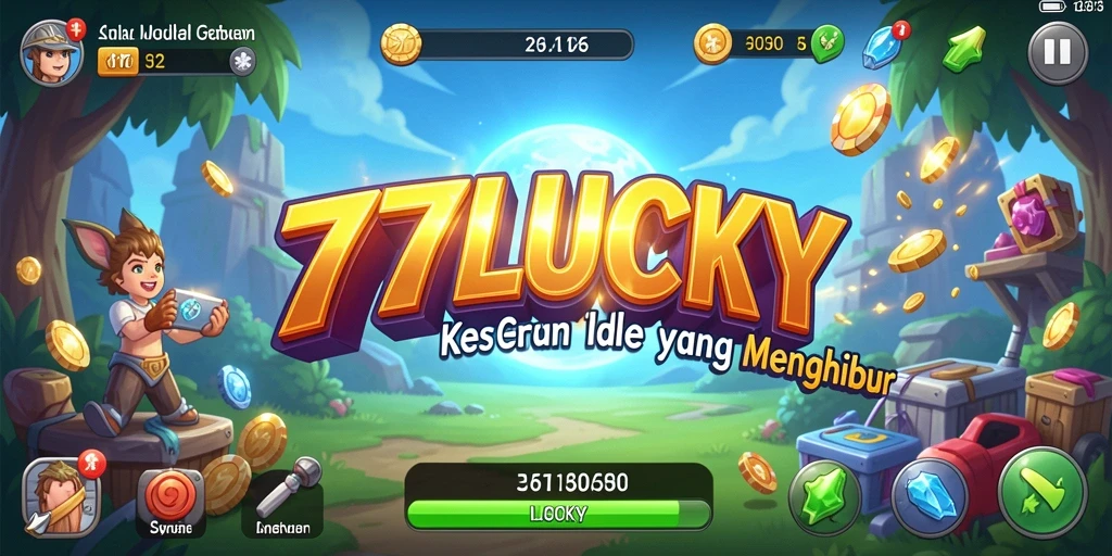 Screenshot utama 777LUCKY menampilkan gameplay Idle yang seru dan interaktif.