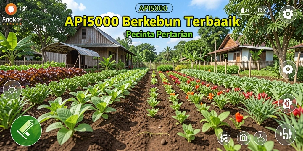 Tampilan gameplay menarik dari API5000 yang memikat pemain dengan pertanian.