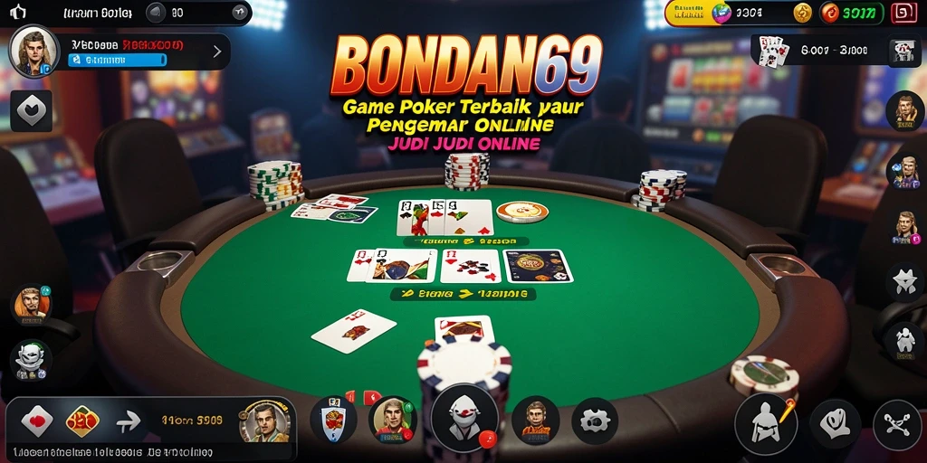 Screenshot utama BONDAN69 menampilkan gameplay yang seru dan interaktif dari game Poker.