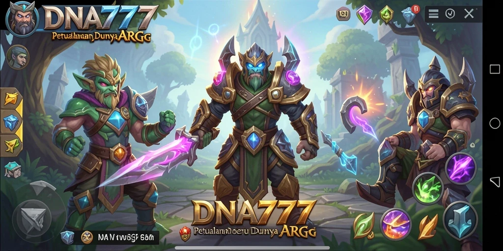 Tampilan gameplay DNA777 yang menarik dan penuh aksi.