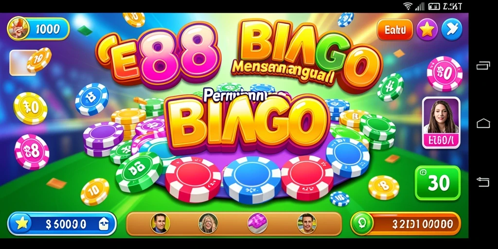 Tampilan gameplay Bingo yang menegangkan dan penuh warna.