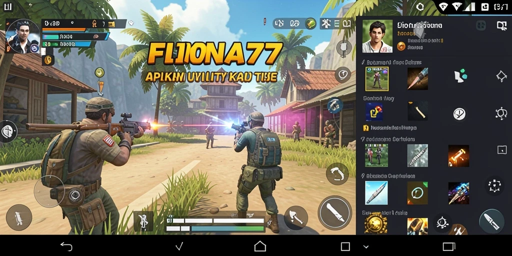 Screenshot FIONA77 menampilkan antarmuka aplikasi Utility yang intuitif.