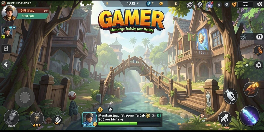 Tampilan gameplay GAMERP yang menegangkan dan strategis.