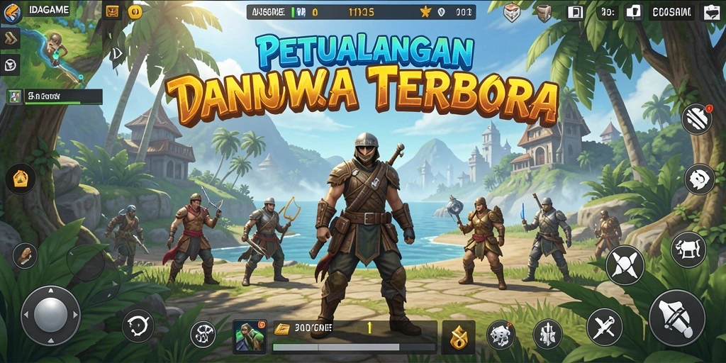 Tampilan gameplay yang menarik di dunia terbuka IDAGAME.