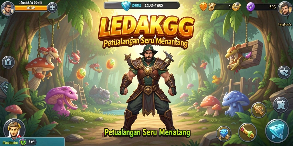 Tampilan gameplay <strong>LEDAKGG</strong> yang mendebarkan dan penuh aksi.