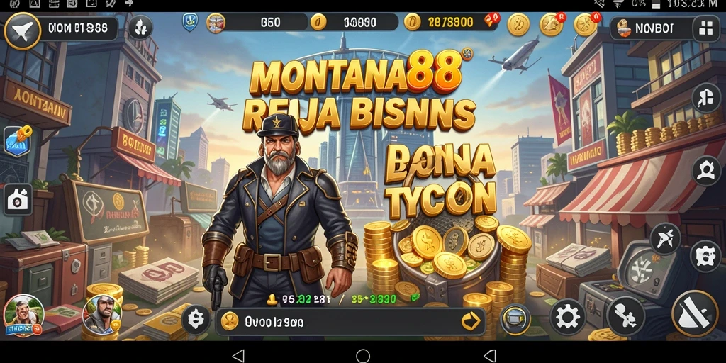 Tampilan layar permainan MONTANA88 menunjukkan keseruan strategi Tycoon.