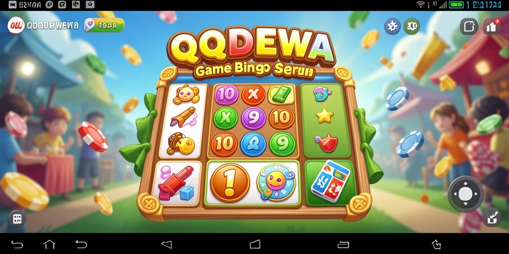 Screenshot gameplay QQDEWA yang menunjukkan keseruan bermain Bingo.