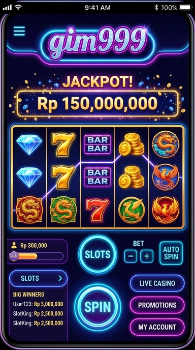 Screenshot dari fitur unggulan gim999 yang memudahkan pencarian aplikasi.